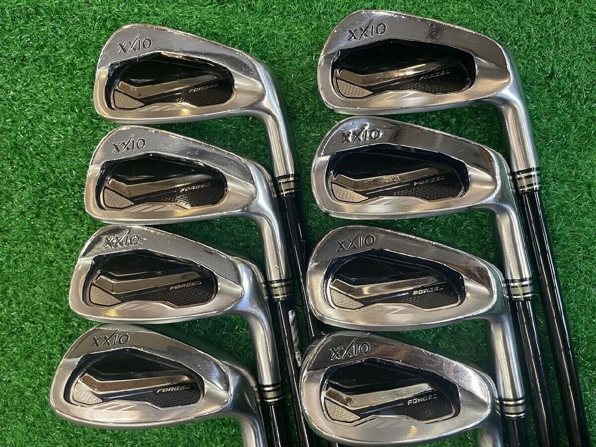 Dunlop XXIO FORGED 8pcs 5-Pw-Aw-Sw Iron Set Miyazaki Waena Flex Stiff