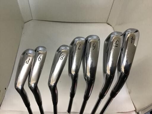 Mizuno MP-54 7pcs 4-9+Pw Iron Set Dynamic Gold S200 Flex Stiff Right Handed