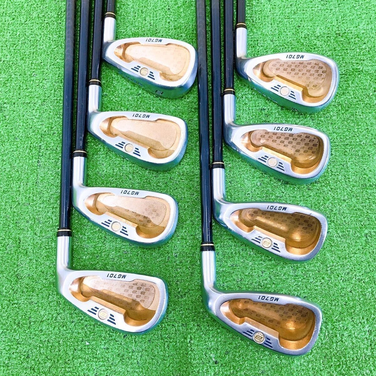 HONMA BERES MG701 8pcs 5-11+SW Iron Set ARMRQ B49 3Star Flex Regular Graphite