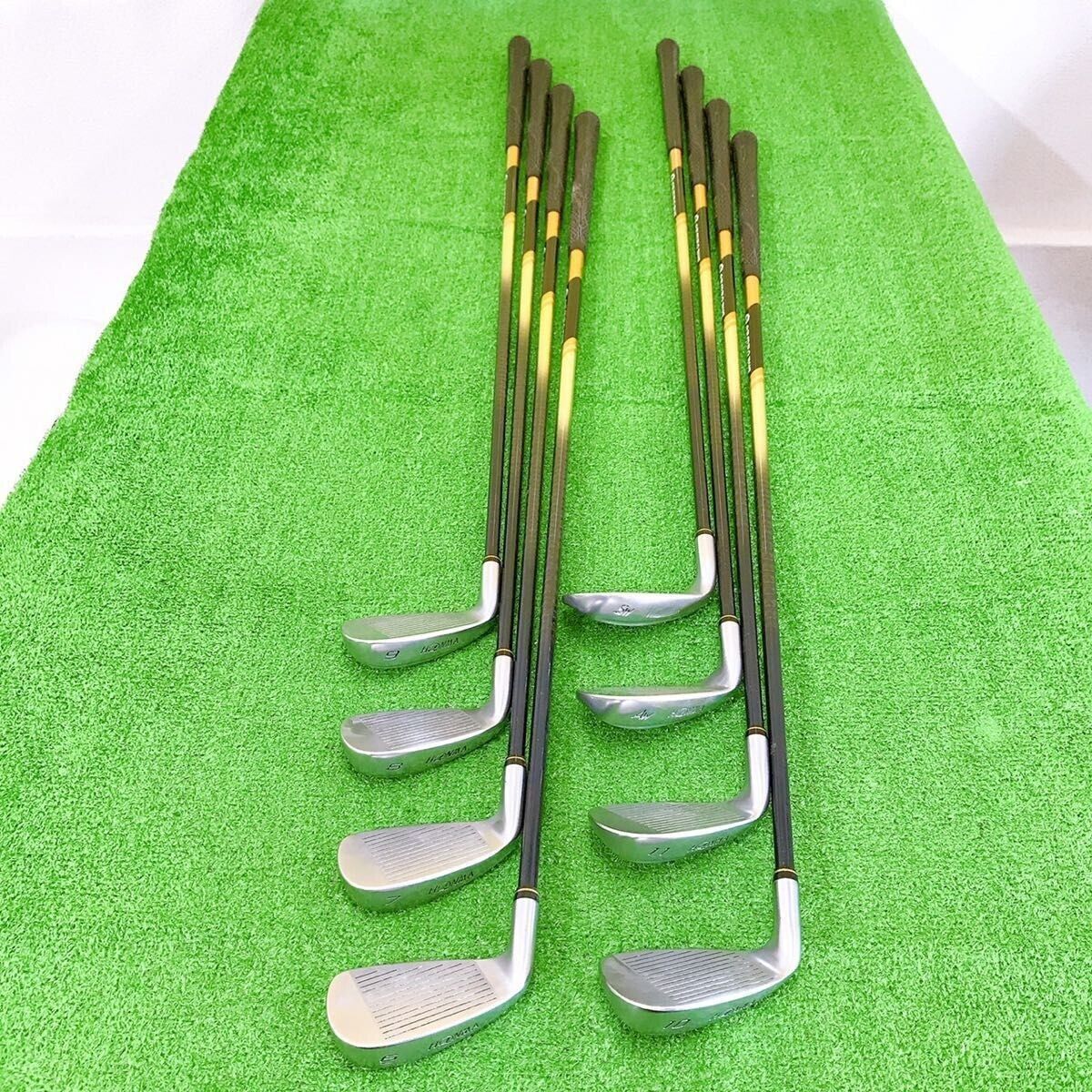 HONMA BERES MG702 2007 8pcs 6-11+AW+SW Iron Set ARMRQ B49 3Star Flex Regular