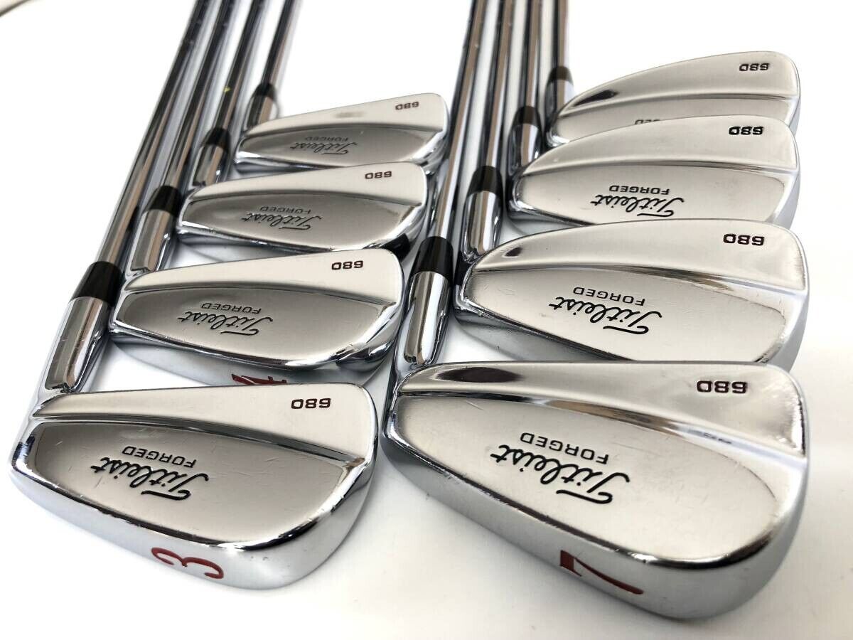 Titleist 680 FORGED 8pcs 3-Pw Iron Set Dynamic Gold S200 Flex Stiff Steel Shaft