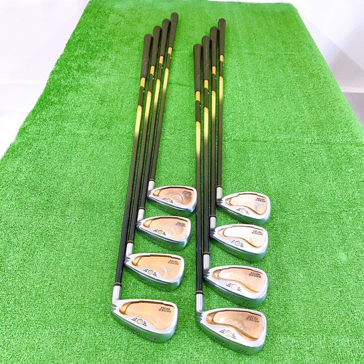 HONMA BERES MG702 2007 8pcs 6-11+AW+SW Iron Set ARMRQ B49 3Star Flex Regular