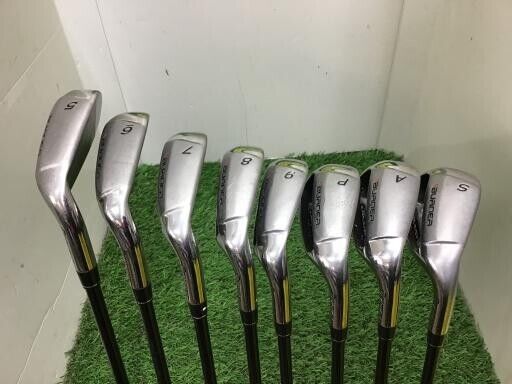 TaylorMade Burner SuperLaunch 8Pcs 5-9+Pw+Aw+Sw iron set FUBUKI 50 Flex Regular