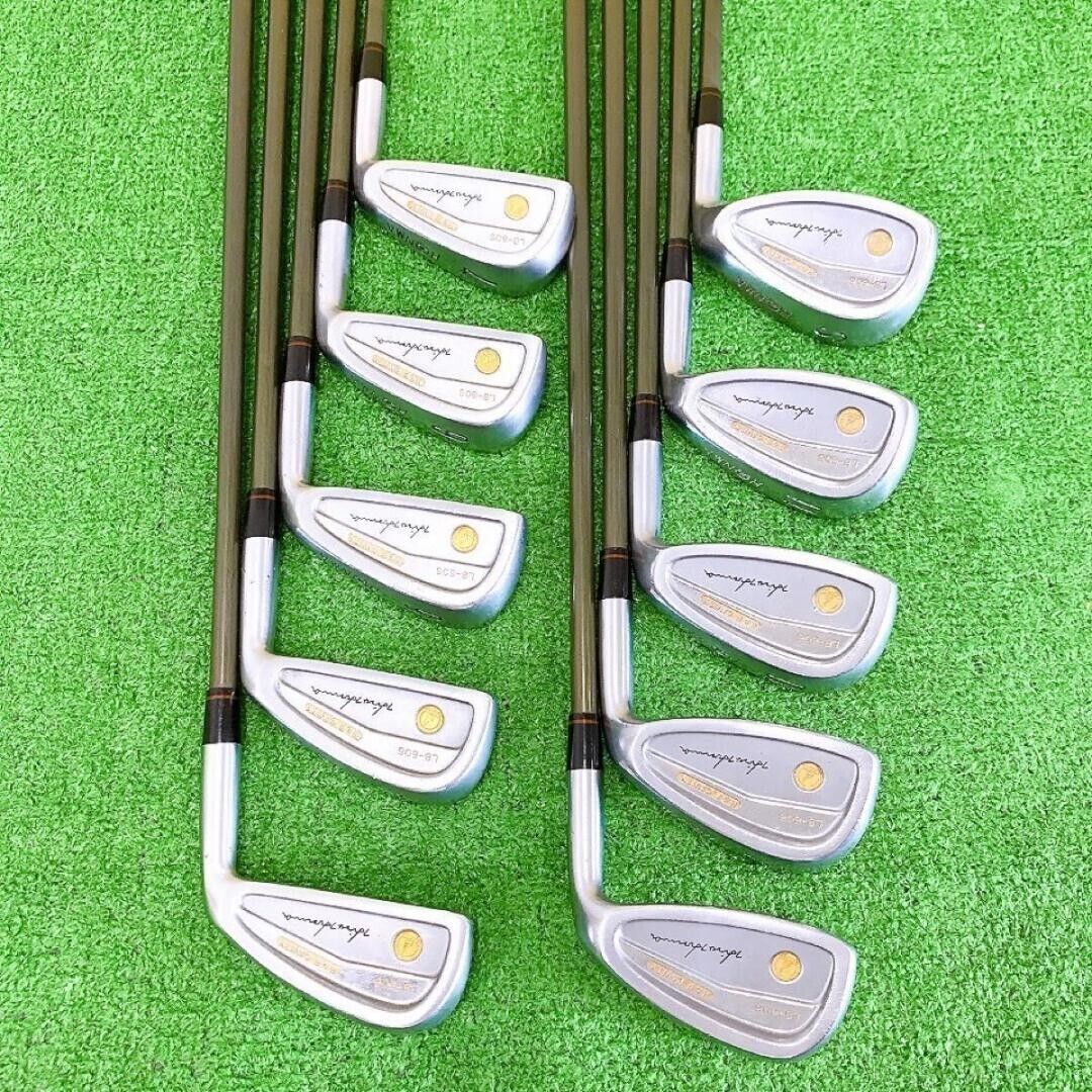 HONMA LB-606 H&F 10pcs 3-10-11-Sw Iron Set SUPER FERRITE CARBON Light 4S Flex R