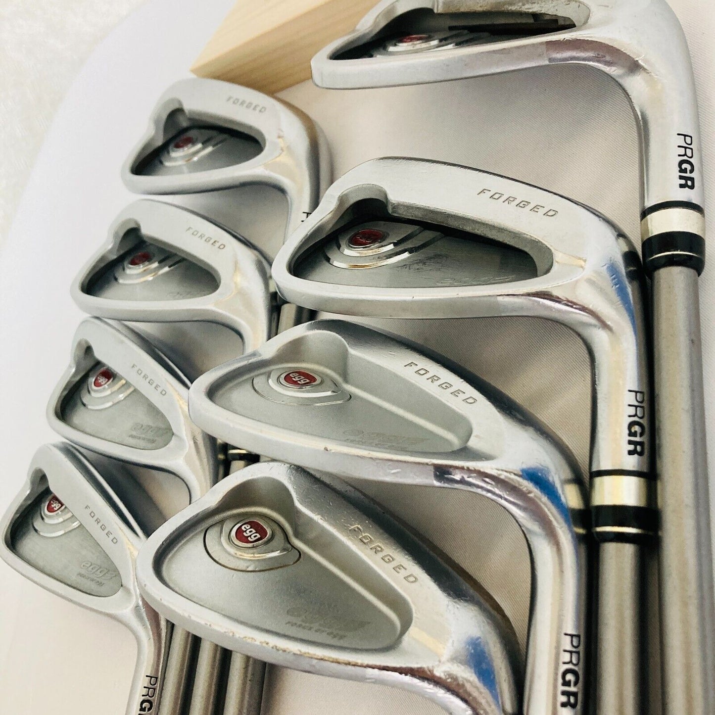 PRGR egg PF 2018 8pcs 6-Pw-Aw-AS-S Iron Set M-37 Flex Regular Right Handed