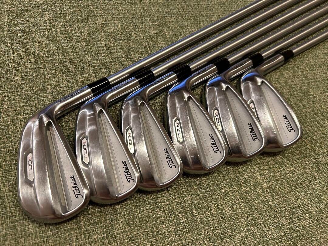 Titleist T100S 2021 6pcs 5-Pw Iron Set KBS C-TAPER LITE 115 Flex X Extra Stiff