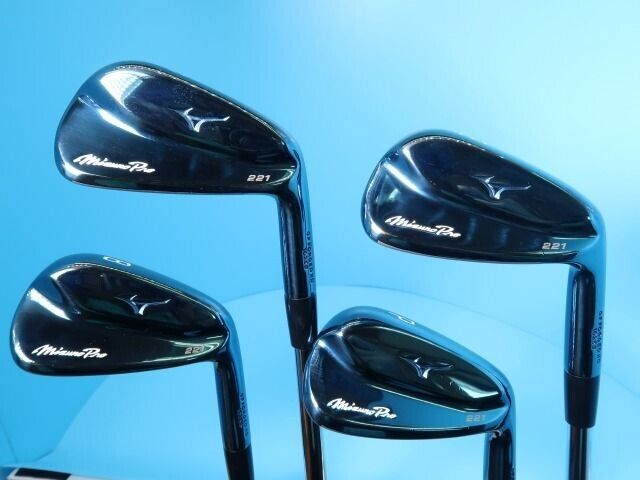 Mizuno Pro 221 LTD BLUE 2022 7pcs 4-Pw Iron Set DG Tour Issue S200 Flex Stiff