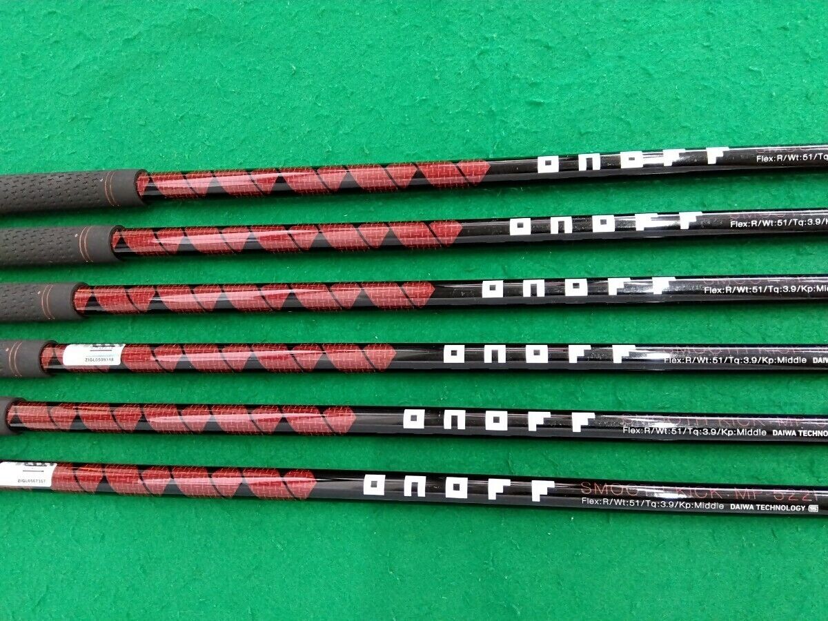 Globeride ONOFF AKA 2022 6pcs 5-PW Iron Set SMOOTH KICK MP-522I Flex Regular