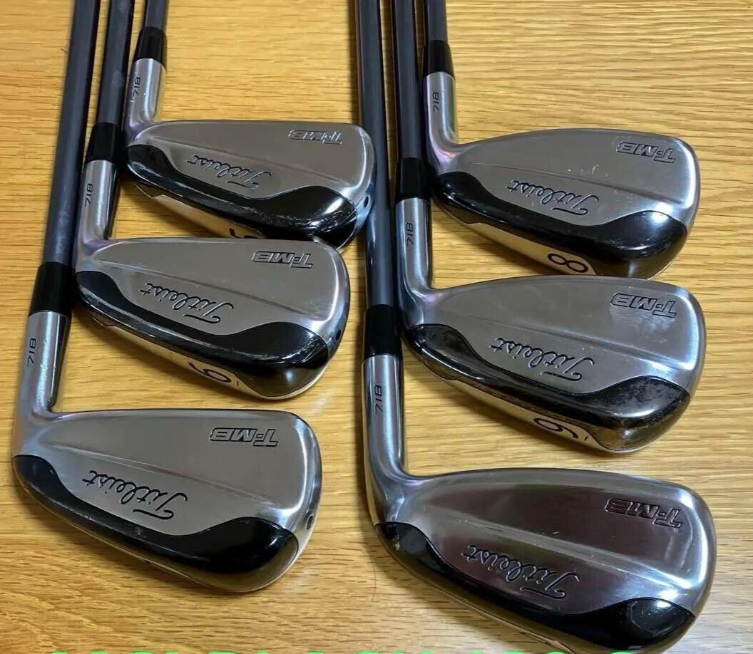 Titleist 718 T-MB 6Pcs 5-9+Pw iron set MCI BLACK 100 Flex Stiff