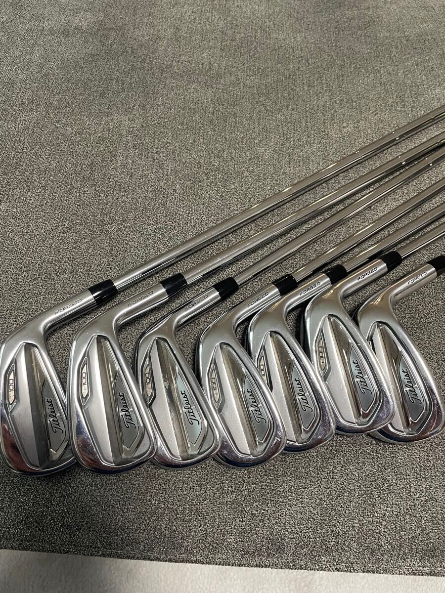 Titleist T100 7pcs 5-PW+50 Iron Set Dynamic Gold EX Tour Issue S200 Flex Stiff