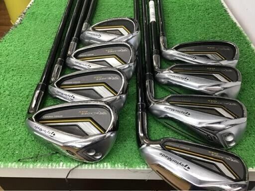 TaylorMade ROCKET BLADEZ MAX 2013 8pcs 5-9+PW+AW+SW Iron Set TM7-113 Flex Stiff