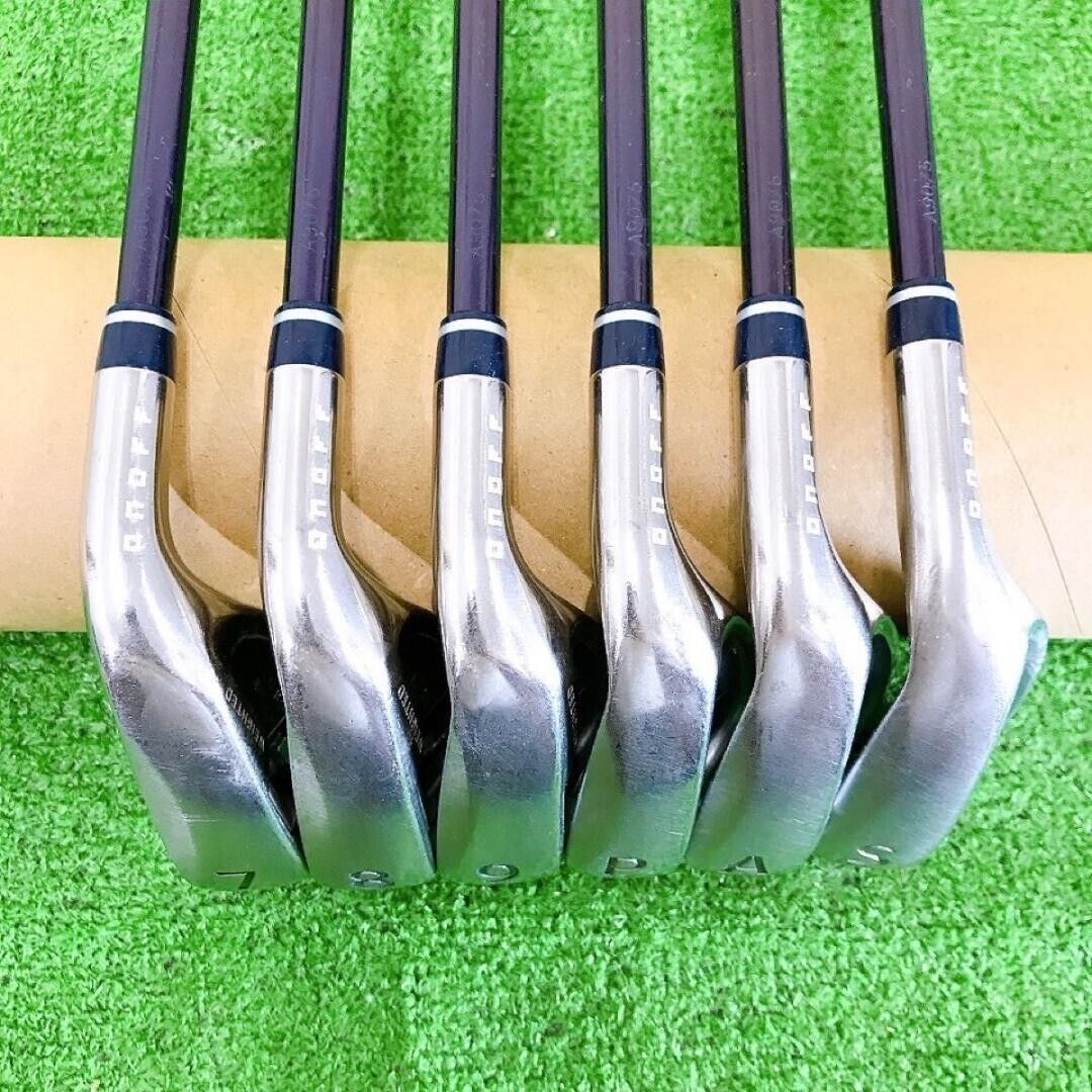 Globeride ONOFF 2012 6pcs 7-PW+AW+SW Iron Set SMOOTH KICK LP-412I Flex Ladies