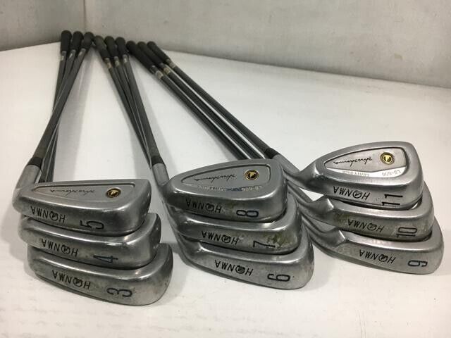 HONMA LB-606 CAVITY BACK 9pcs 3-11 Iron Set Super Light Titanium Carbon Flex R1