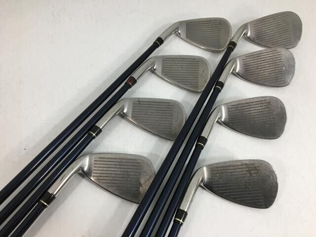 Mizuno JPX E500 8pcs 5-9+Pw-Fw-Sw Iron Set HT Graphite Flex SR Right Handed