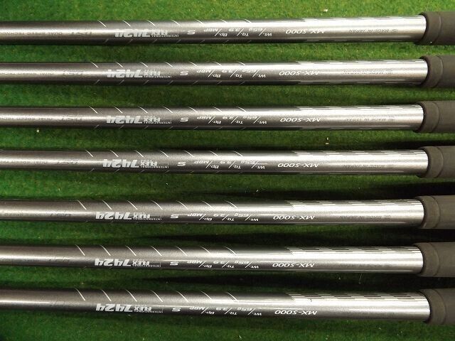 DUNLOP XXIO FORGED 2015 7pcs 5-9+PW+AW Iron Set MX-5000 Flex Stiff Graphite