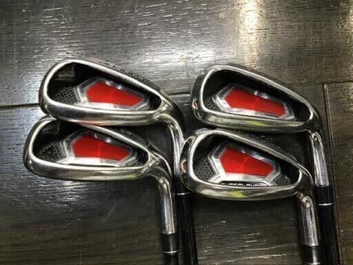 TaylorMade BURNER SUPER LAUNCH 4Pcs 7-9+Pw Iron Set FUBUKI 50 Flex Regular