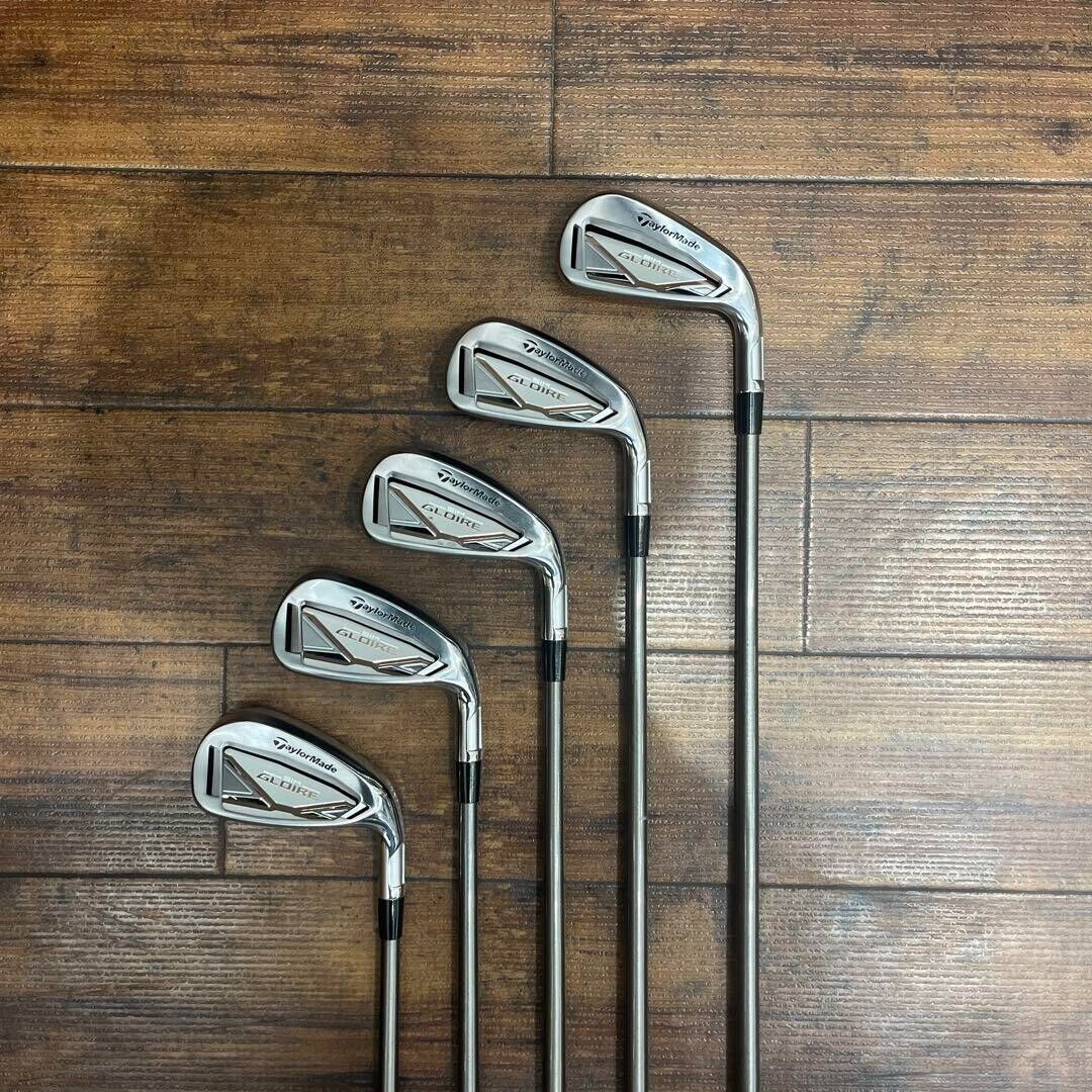 TaylorMade SIM GLOIRE 5pcs 6-Pw Iron Set SteelFiber fc 90cw Flex Stiff