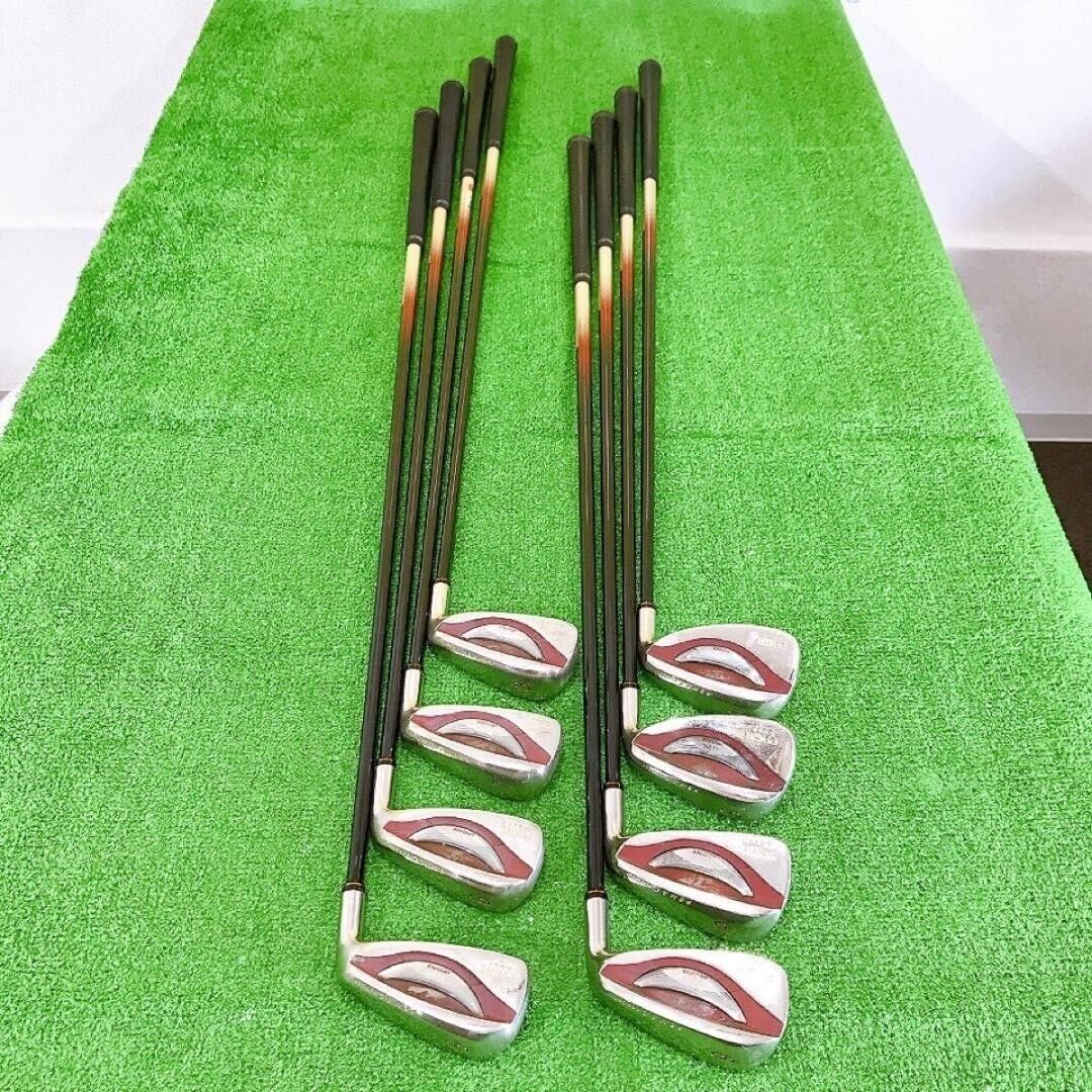 PRGR 505 8Pcs 5-9+Pw+Aw+Sw iron set M-34 INSPEC MEDIUM BUTT Flex Average