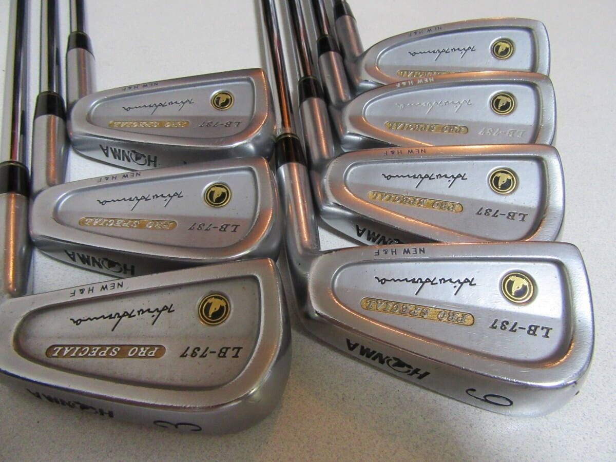 HONMA LB-737 PRO SPECIAL 7pcs 3-9 Iron Set Dynamic Gold LITE R300 Flex Regular