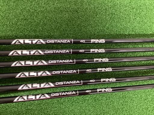 Ping G710 6Pcs 7-9+W+Uw+Sw Iron Set ALTA DISTANZA BLACK 40 Flex Regular