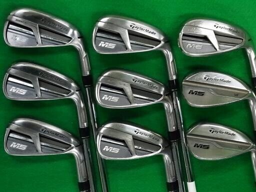 TaylorMade M5 2019 9pcs 4-9+PW+AW+SW Iron Set Dynamic Gold S200 Flex Stiff