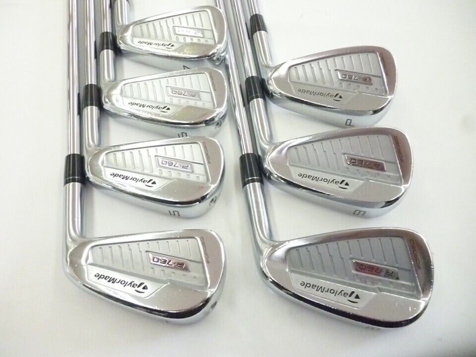 TaylorMade P760 2018 7pcs 4-Pw Iron Set Dynamic Gold S200 Flex Stiff Steel Shaft