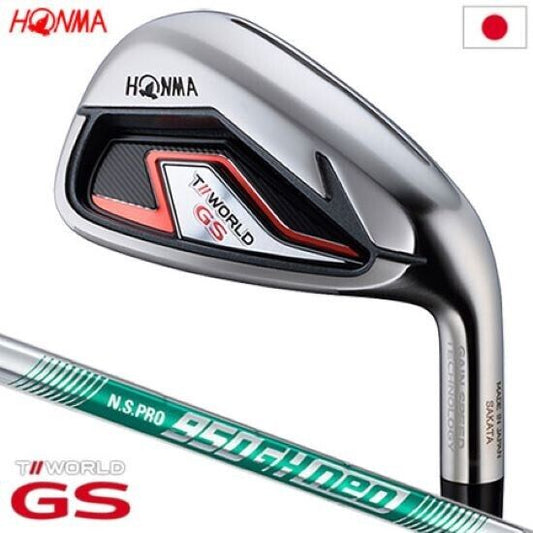 Honma Golf T World GS 5pcs 6-10 Iron Set NSPro 950GH neo Flex Stiif