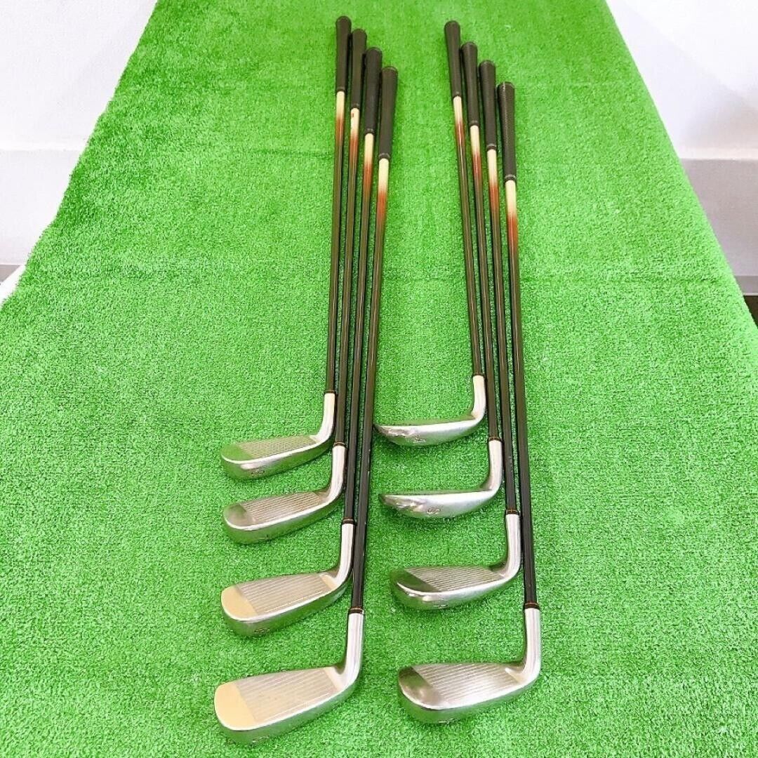 PRGR 505 8Pcs 5-9+Pw+Aw+Sw iron set M-34 INSPEC MEDIUM BUTT Flex Average