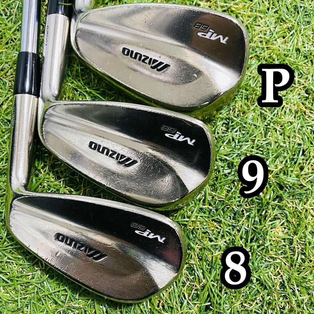 Mizuno MP-68 7pcs 4-9+Pw Iron Set Dynamic Gold X100 Flex X Right Handed