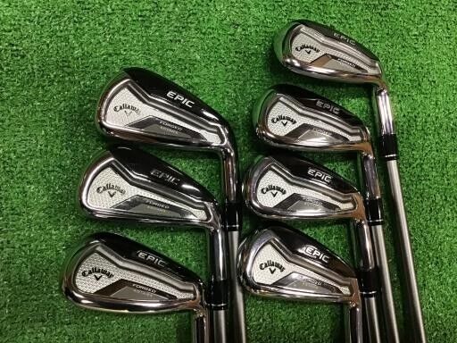 Callaway EPIC FORGED STAR 7pcs 5-P+G Iron Set Speeder EVOLUTION Flex SR