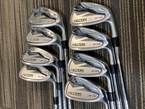 EPON AF-706 2020 8pcs 5-9+PW+TW+AW Iron Set Shimada K's-8001 Flex Stiff