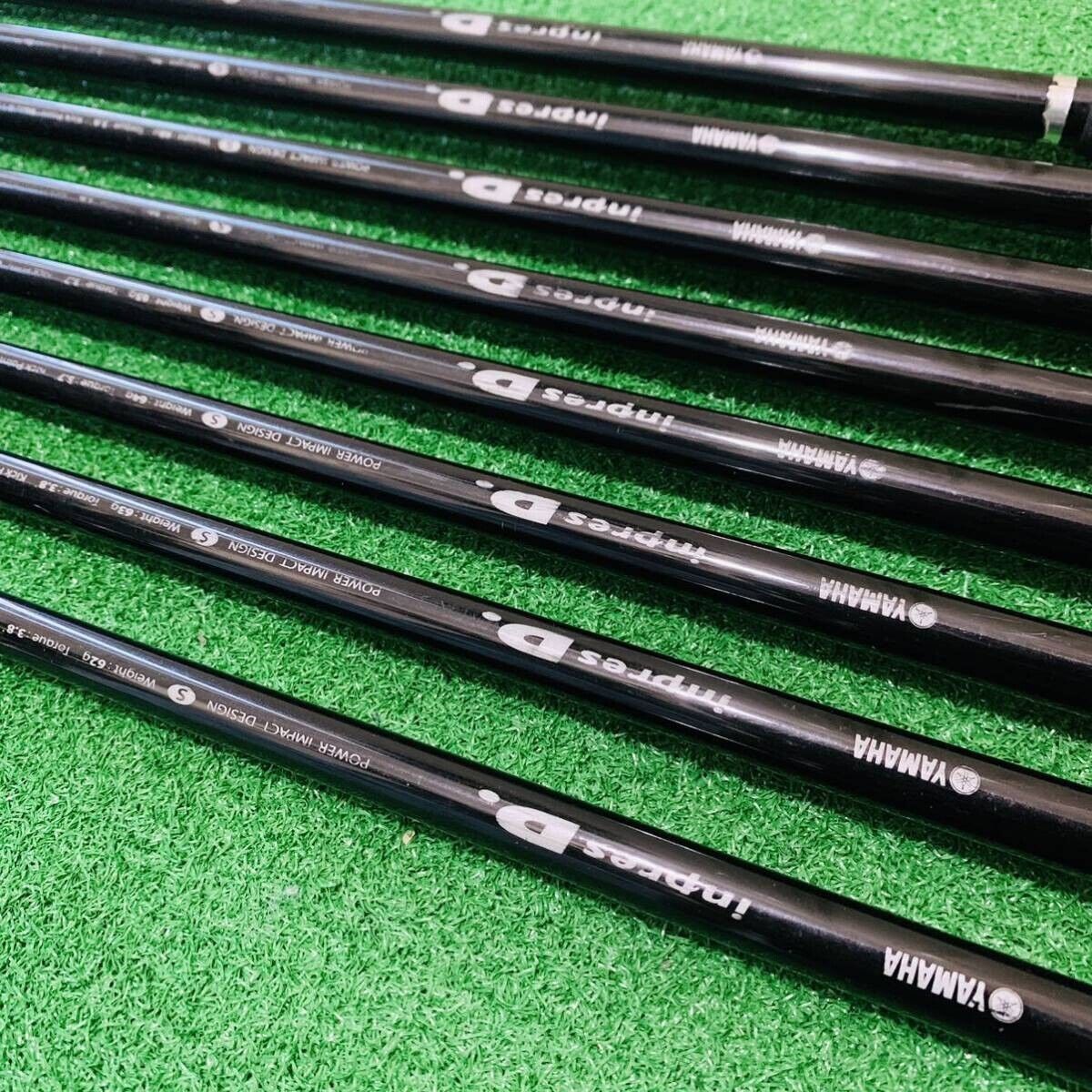 Yamaha Inpres X D Forged 8pcs 3-Pw Iron Set Original Shaft Flex Stiff