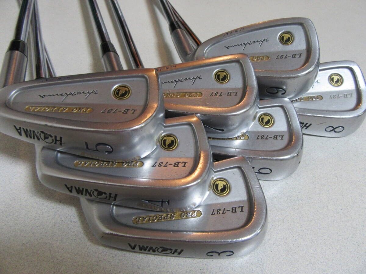 HONMA LB-737 PRO SPECIAL 7pcs 3-9 Iron Set Dynamic Gold LITE R300 Flex Regular