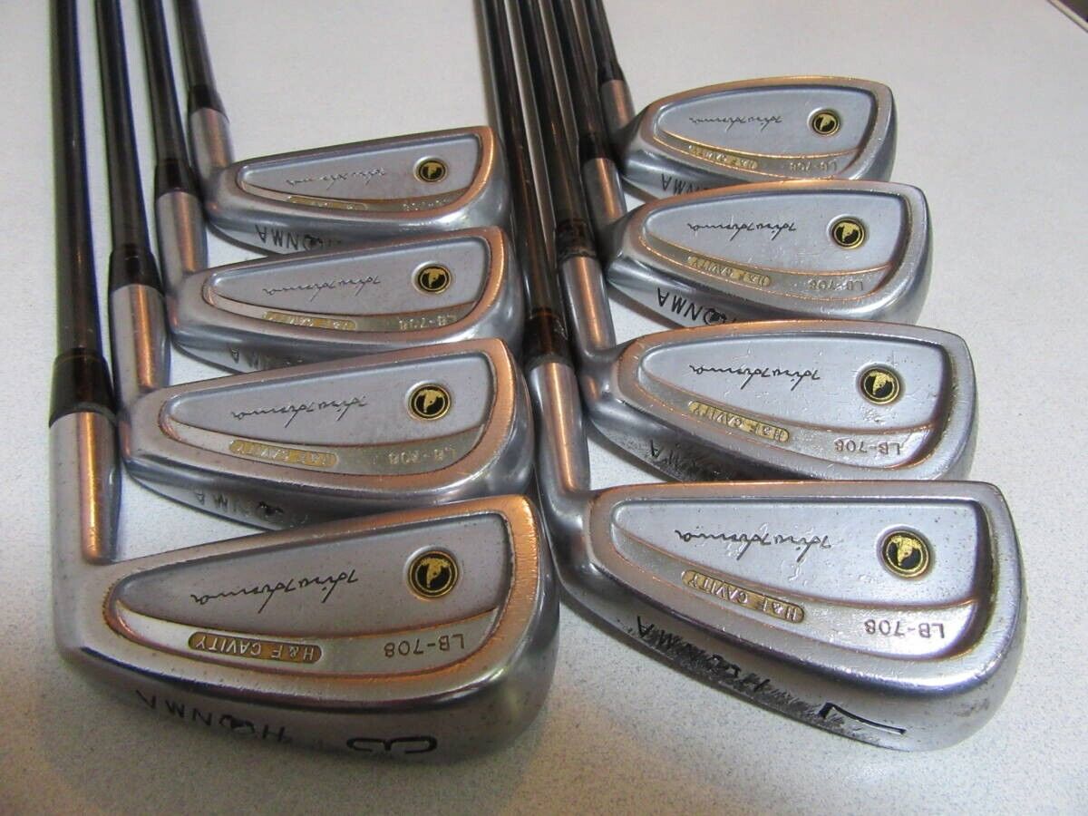 HONMA LB-708 H＆F CAVITY 8pcs 3-10 Iron Set NEW TITANUM CARBON M-40 Flex S-2