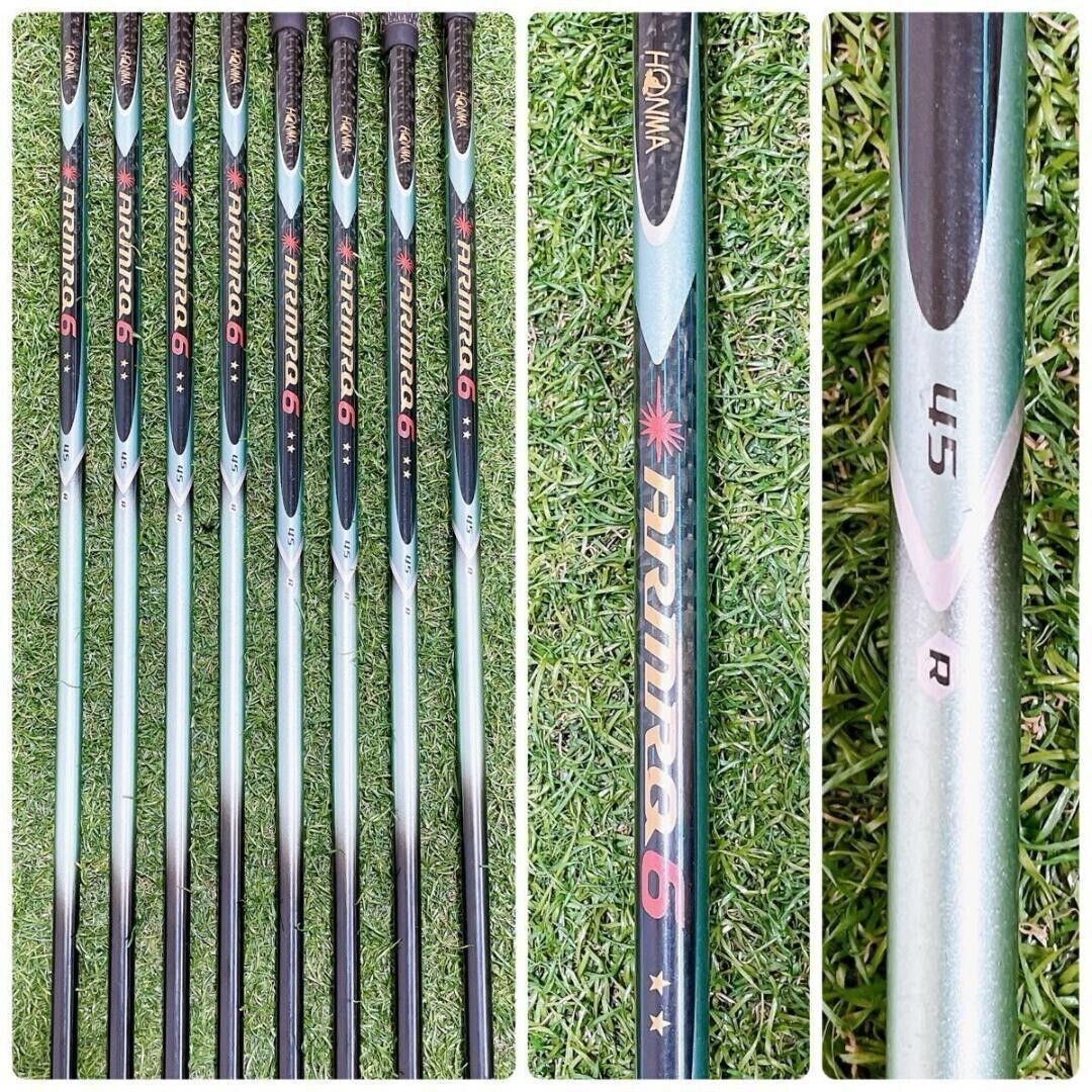 HONMA BERES IS-01 2011 8pcs 5-11+SW Iron Set ARMRQ6 45 2Star Flex Regular