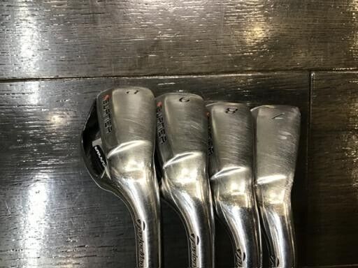 TaylorMade BURNER SUPER LAUNCH 4Pcs 7-9+Pw Iron Set FUBUKI 50 Flex Regular