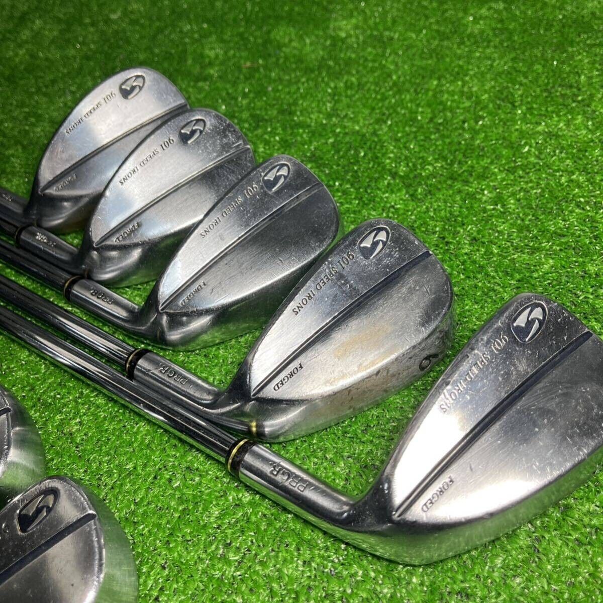 PRGR 901 SPEED 9pcs 4-Pw-Aw-Sw Iron Set Original Steel Flex M-43