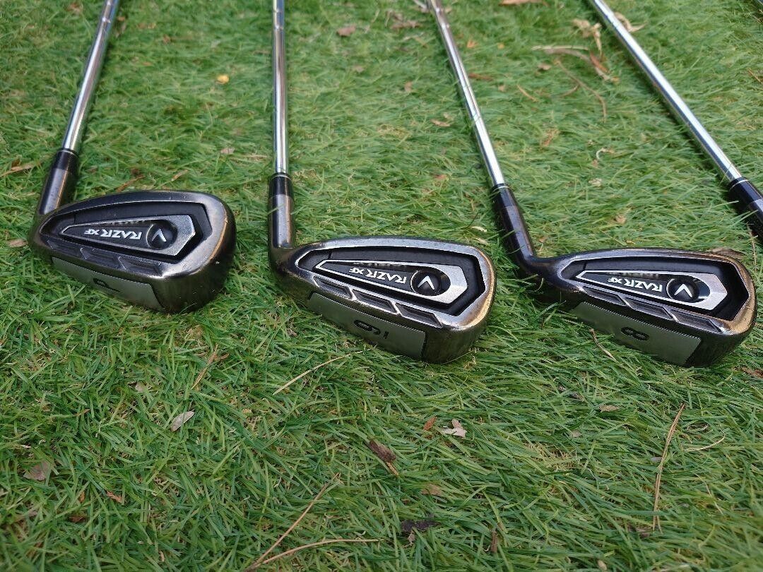 Callaway RAZR XF 6pcs 5-9-Pw Iron Set NSPro 950GH Flex S Stiff Right Handed