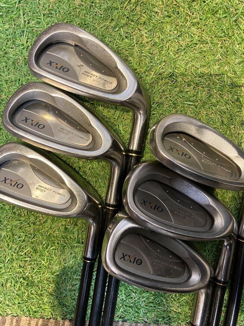 Dunlop XXIO 3 2004 6pcs 7-9+PW+AW+SW Iron Set MP300 Flex Regular Steel Shaft