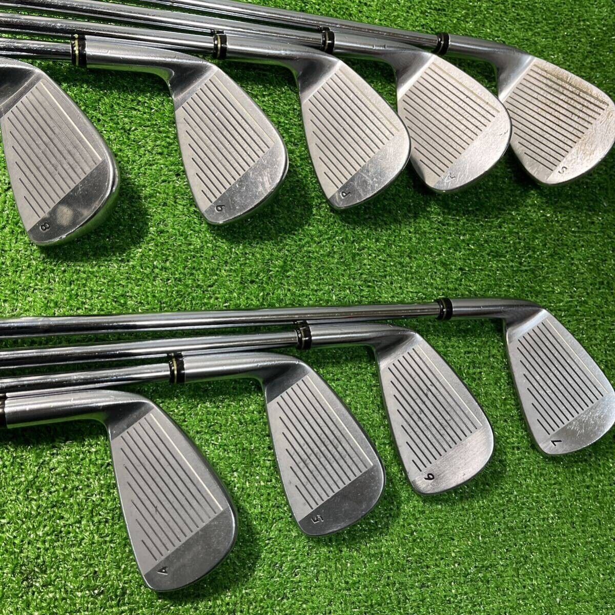 PRGR 901 SPEED 9pcs 4-Pw-Aw-Sw Iron Set Original Steel Flex M-43