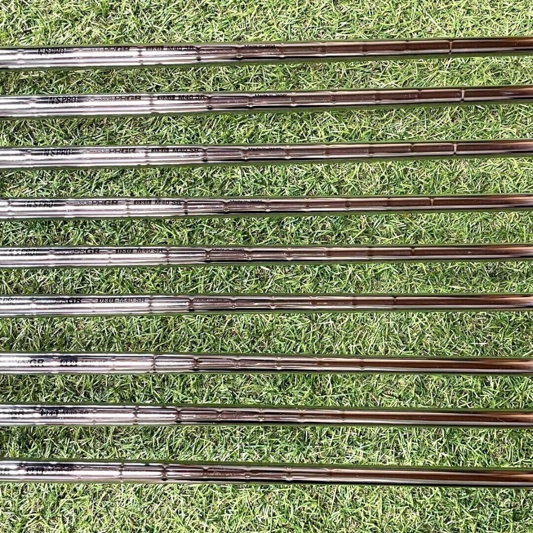 PRGR egg 2019 9pcs 5-Pw-Aw-AS-Sw Iron Set N.S.PRO PRGR 080 M40 Flex StiffRegular