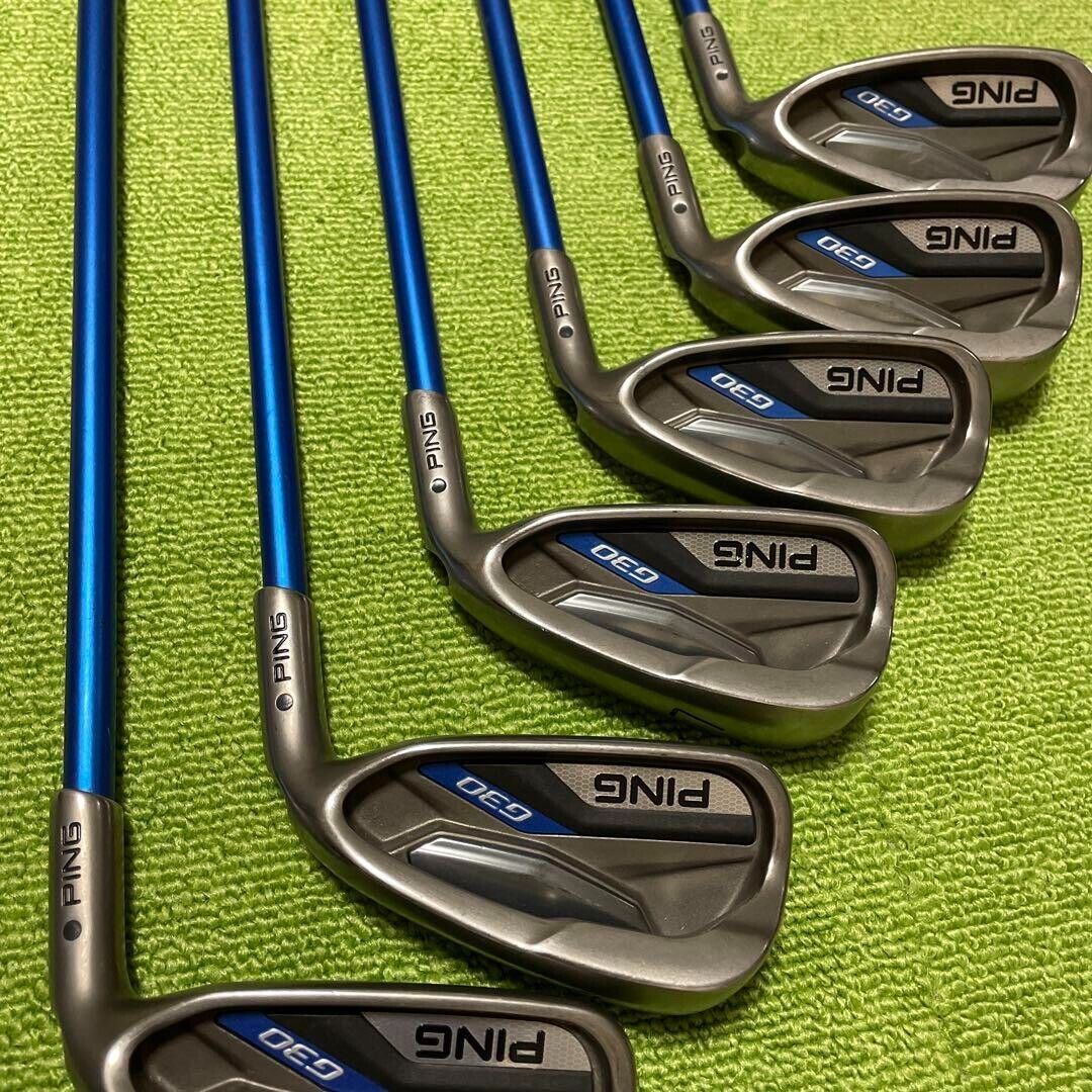 PING G30 2014 6pcs 5-9+W Iron Set TFC 390 Flex Regular Genuine Graphite Shaft