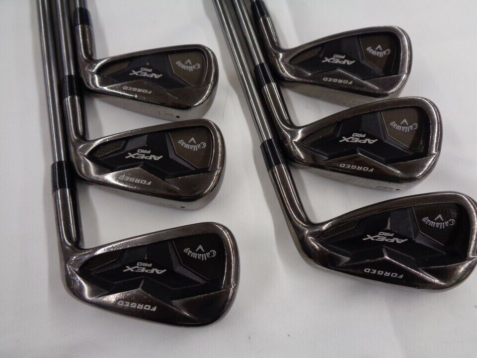 Callaway APEX PRO 2019 SMOKE 6pcs 5-Pw Iron Set NSPRO MODUS3 TOUR 120 Flex S