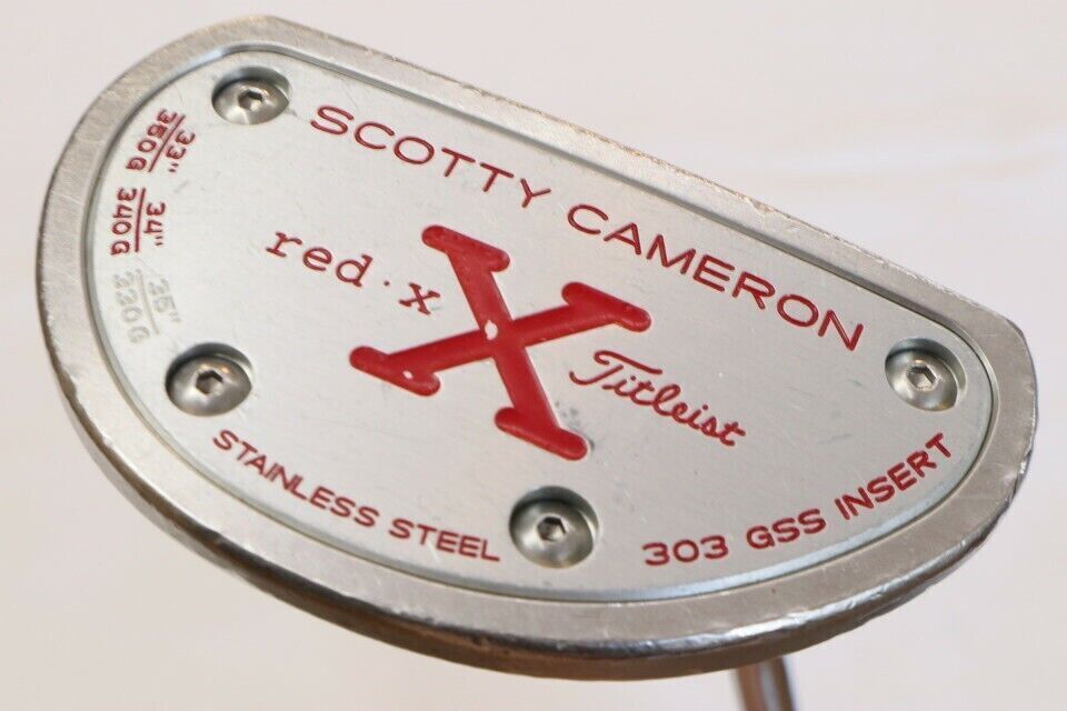 Scotty Cameron Red X 33 in Putter Right Handed