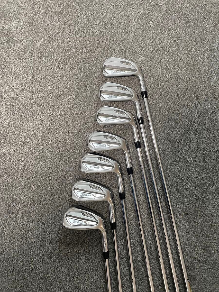 Titleist T100 7pcs 5-PW+50 Iron Set Dynamic Gold EX Tour Issue S200 Flex Stiff