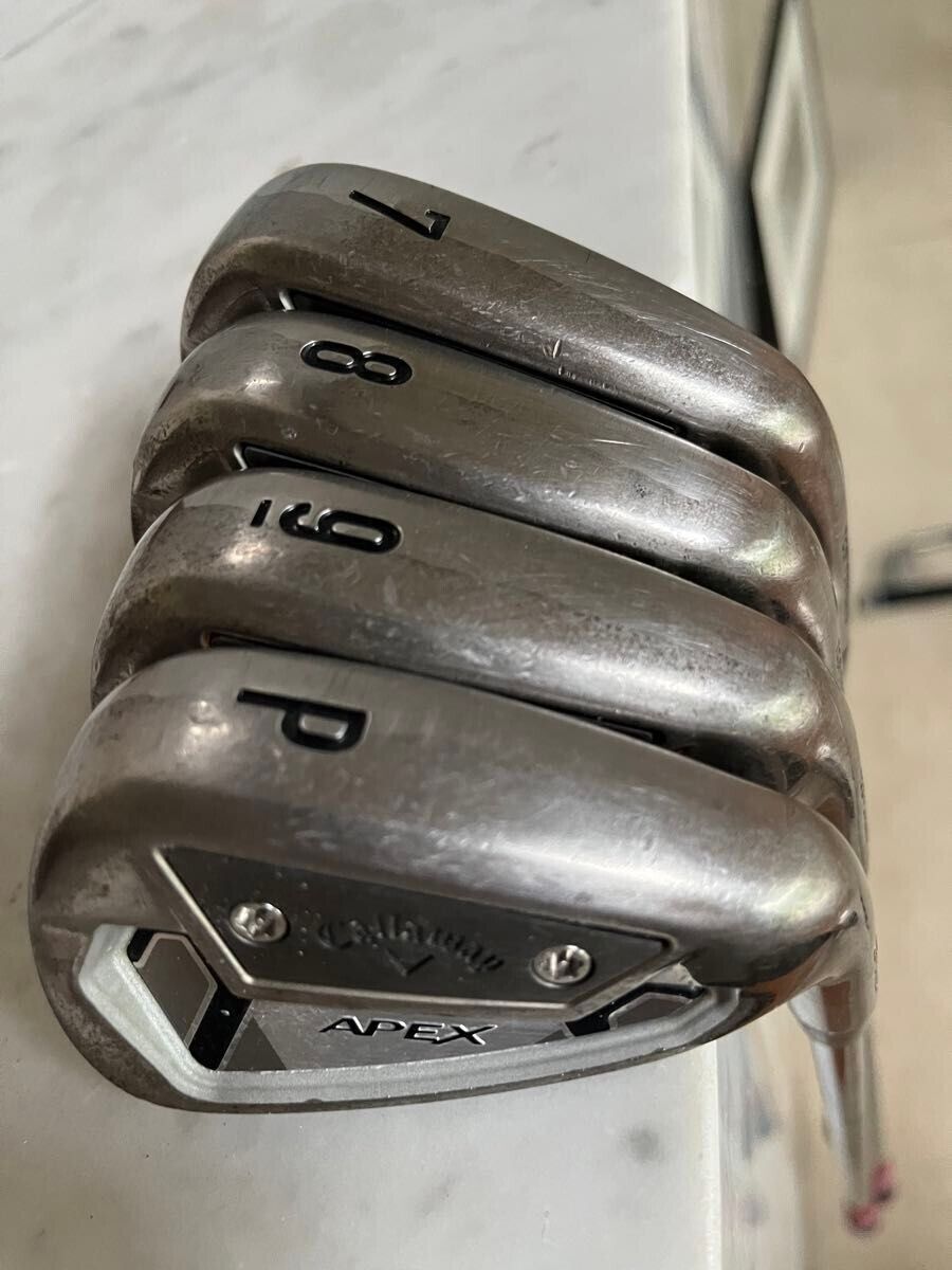 Callaway APEX TCB FORGED 4Pcs 7-9+Pw iron set KBS R115 Flex Regular