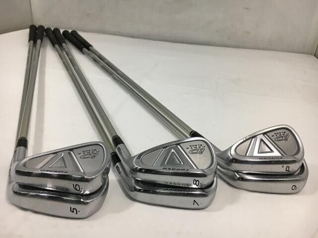 PRGR iD nabla BLACK FORGED 6pcs 5-Pw Iron Set MCI-60 Flex Stiff