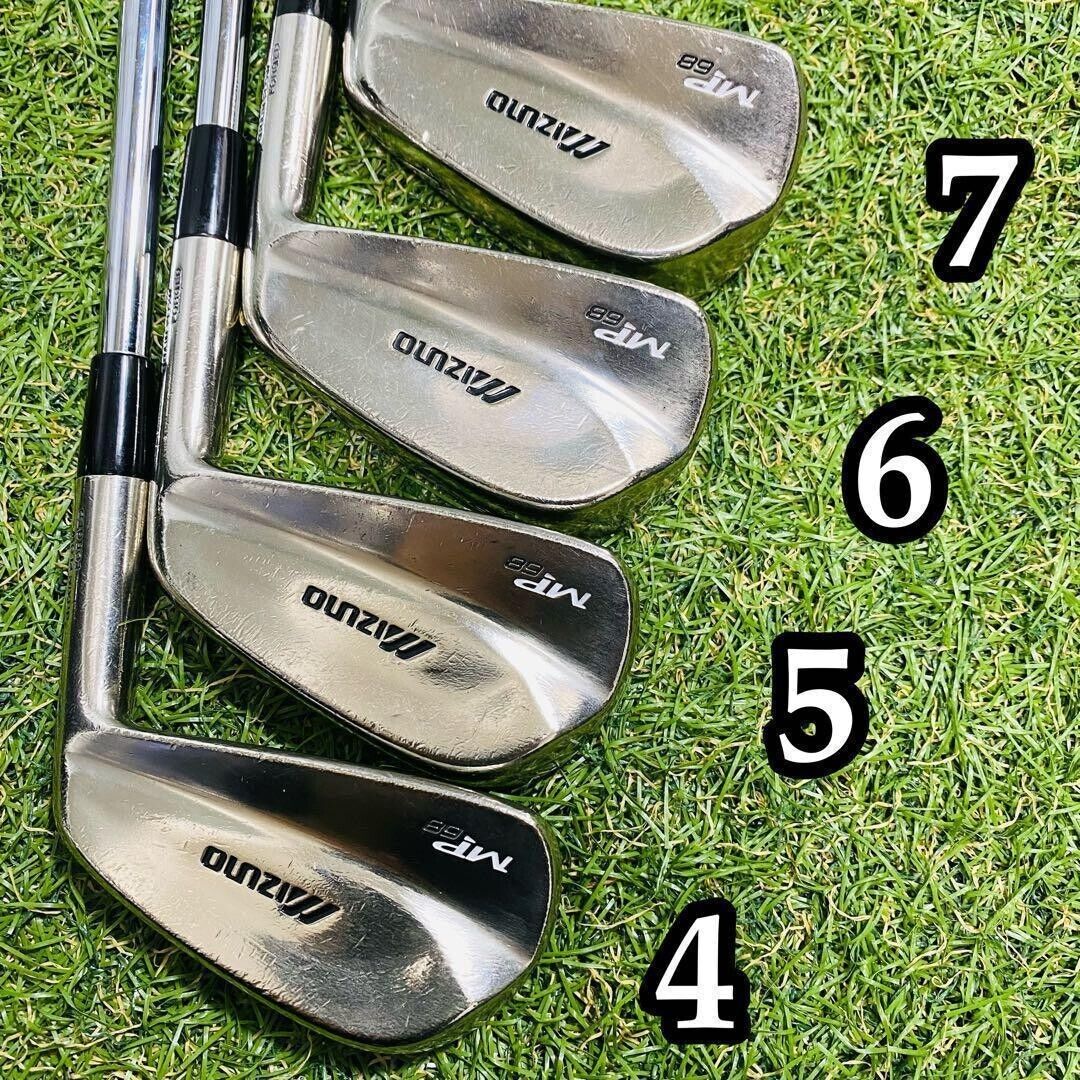 Mizuno MP-68 7pcs 4-9+Pw Iron Set Dynamic Gold X100 Flex X Right Handed