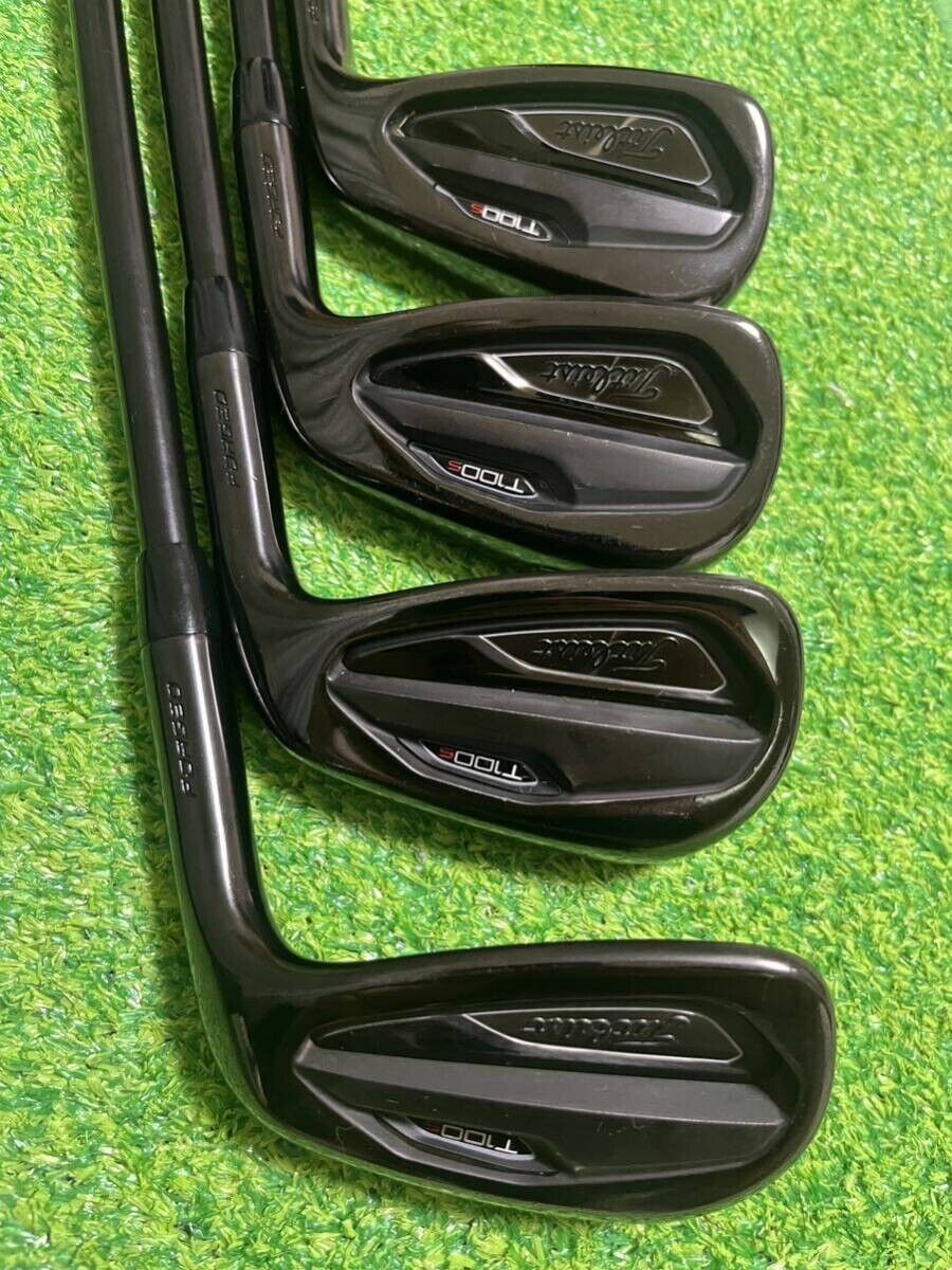 Titleist T100S BLACK 2020 8pcs 4-Pw+48 Iron Set PROJECT X LZ 6.0 Flex 6.0