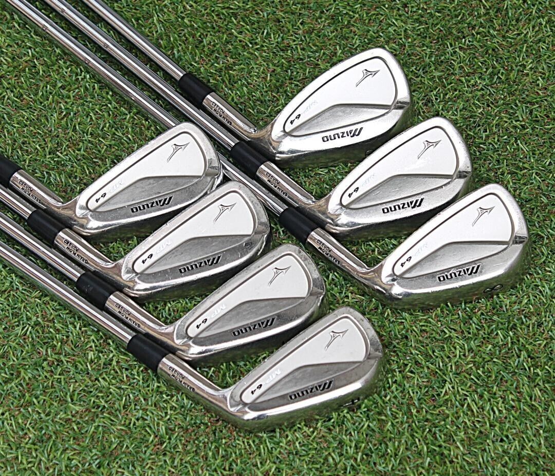 Mizuno MP-64 2012 7pcs 4-PW Iron Set N.S.Pro 1050GH Flex Stiff Steel Shaft